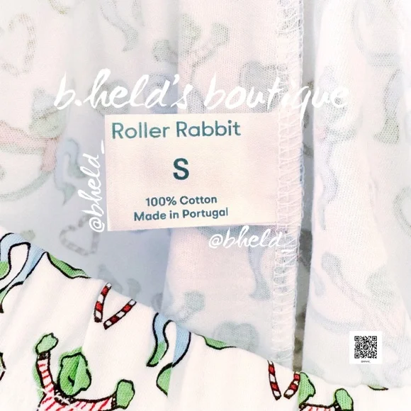 Roller Rabbit Merry Monkey Polo Pajamas in White XS & S Dreamland Day 1 New NWT - Picture 14 of 17